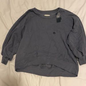 blue abercrombie and fitch sweatshirt